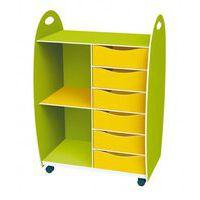 Bac de rangement 1 étagère / 6 tiroirs - Paperflow - Image principale