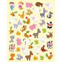 Gommettes illustrées animaux de la ferme - Image principale