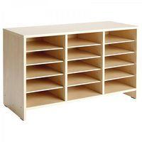 Meuble d'activités 15 cases bouleau MobiNathan - Image principale