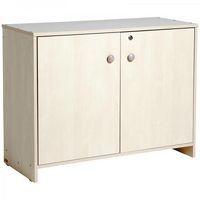 Meuble bas à portes bouleau MobiNathan - Image principale