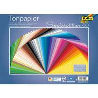 Paquet de 50 feuilles 25x35 cm 130 g couleurs assorties - Image principale