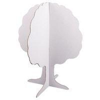 Pommier à monter en carton blanc hauteur 24 cm (Lot de 10) - Image principale