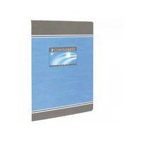 CONQUERANT Cahier de Devoirs 17x22cm Grands Carreaux Seyès 192 Pages Agrafées Couverture Carte Coloris Assorti - Image principale