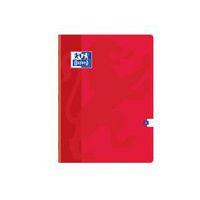 OXFORD Cahier Color Life 24x32cm Grands Carreaux Seyès 96 Pages Agrafées Couverture Carte Rouge - Image principale