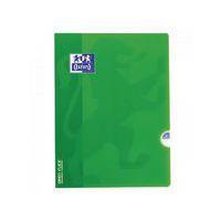 OXFORD Cahier OpenFlex 24x32 Grands Carreaux Seyès 96 Pages Agrafées Couverture Polypro Vert - Image principale