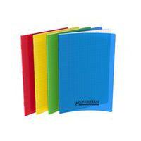Cahier Conquérant Classique agrafé A4 96 pages 90g grands carreaux seyès Assorti Polypro - Image principale