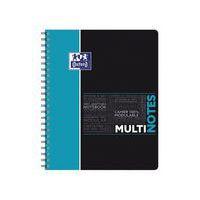OXFORD Cahier Etudiants Multinotes A4+ Petits Carreaux 5mm 160 Pages Reliure Intégrale Couverture Polypro Colo - Image principale