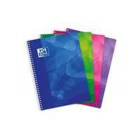 OXFORD Cahier Lagoon A4 Petits Carreaux 5mm 100 Pages Reliure Intégrale Couverture Polypro Coloris Assortis - Image principale