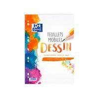OXFORD Feuilles Simples Dessins A4 Réglure Unie Blanche 100 Pages Sous Film - Image principale