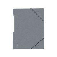 OXFORD Chemise 3 Rabats Top File + A4 avec Elastique Couverture Carte Gris - Image principale
