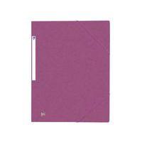 OXFORD Chemise 3 Rabats Top File + A4 avec Elastique Couverture Carte Prune - Image principale