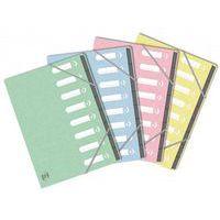 TRIEUR OXFORD TOP FILE+ A4 AGRAFE 8 POSITIONS ASSORTIS PASTEL - Image principale