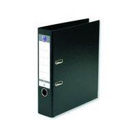 OXFORD Classeur à Levier Smart Pro+ A4XL Dos 80mm 2 Anneaux en D Couverture Polypro Rembordée Noir - Image principale