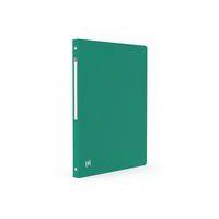 OXFORD Classeur Memphis A4 Dos 20mm 4 Anneaux Ronds Couverture Polypro Vert - Image principale