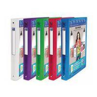 OXFORD Classeur Polyvision A4 Dos 30mm 4 Anneaux Ronds Couverture Polypro Translucide Coloris Assortis - Image principale