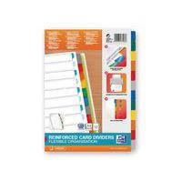 Intercalaires Neutres A4XL 12 Positions Carte Epaisseur 170g Blanc - Image principale