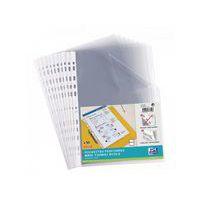 OXFORD Sachet de 50 Pochettes Perforées 24x32cm Polypro Lisse Epaisseur 6/100ème Incolore - Image principale