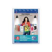 OXFORD Protège-Documents Polyvision A4 80 vues / 40 pochettes Couverture Polypro Incolore - Image principale