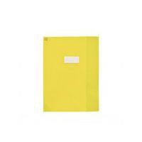 OXFORD Protège-Cahier Strong Line 24x32cm avec Rabat Marque-Page PVC Translucide 15/100ème Jaune - Image principale