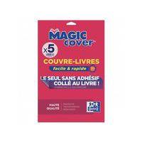OXFORD 5 Feuilles Couvre-livres Magic Cover A4 PVC Lisse Epaisseur 9/100ème Incolore - Image principale