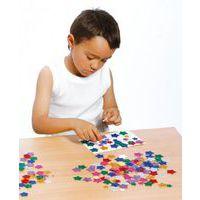 Lot de 500 formes étoiles en mousse pailletée adhésives - Image 3