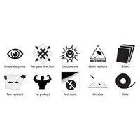 Feuille de couverture blanche 230 g 21x29.7 cm 200 microns (Paquet de 50) - Image 2