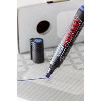 Pochette 8 marqueurs permanents pointe biseautée Prockey Uni-ball assortis - Image 4