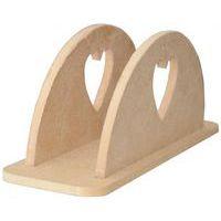 Porte-serviette médium bois - coeur - Image 2