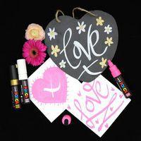 Set 16 marqueurs Posca assorties pointe biseautée - Image 2