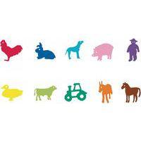 Valisette 10 tampons pochoirs - la ferme - Image 2