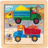 Lot de 3 puzzles encastrement les transports - Image 2