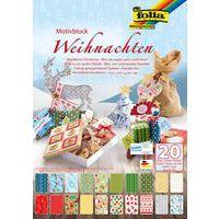 Bloc 20 feuilles 24x34 cm 270 g motif noël - Image 3