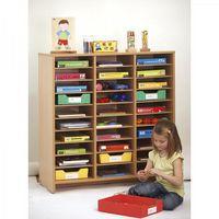 Meuble haut 30 cases hêtre MobiNathan - Image 2