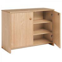 Meuble bas à portes hêtre MobiNathan - Image 2