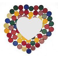 Miroir forme cœur à décorer (Lot de 10) - Image 2