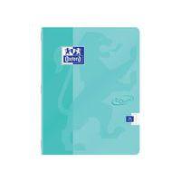 OXFORD Cahier Touch' 17x22cm Grands Carreaux Seyès 96 Pages Agrafées Couverture Carte Coloris Assortis - Image 3