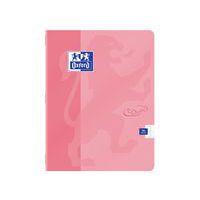 OXFORD Cahier Touch' 17x22cm Grands Carreaux Seyès 96 Pages Agrafées Couverture Carte Coloris Assortis - Image 4