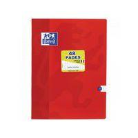 OXFORD Cahier Color Life 24x32cm Grands Carreaux Seyès 48 Pages Agrafées Couverture Carte Coloris Assortis - Image 5