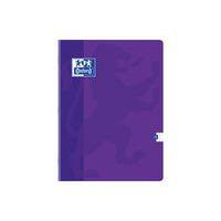 OXFORD Cahier Color Life 24x32cm Petits Carreaux 5mm Margés 140 Pages Agrafées Couverture Carte Coloris Assort - Image 3