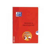 OXFORD Cahier de Travaux Pratiques OpenFlex A4 Grands Carreaux Seyès/Uni Blanc 80 Pages Agrafées Couverture Po - Image 2