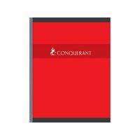 CONQUERANT Cahier 17x22cm Grands Carreaux Seyès 288 Pages Brochées Couverture Carte Coloris Assortis - Image 3