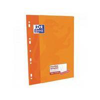 OXFORD Feuilles Simples A4 Petits Carreaux 5mm Margés 200 Pages Etui Carte Orange - Image 4