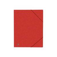 OXFORD Chemise 3 Rabats Top File + 17x22cm avec Elastique Couverture Carte Coloris Assortis - Image 2