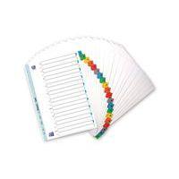 Intercalaires Alphabétiques A4 20 Positions Carte Epaisseur 170g Blanc - Image 2