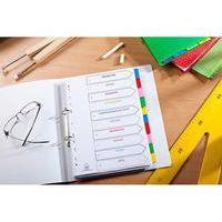 Intercalaires Neutres A4XL 12 Positions Carte Epaisseur 170g Blanc - Image 2