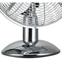 Ventilateur à poser métal chromé 30 W - Ø 25 cm - Image 4