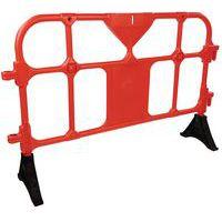 Barrière plastique avec pieds - 1500mm rouge - Image 5