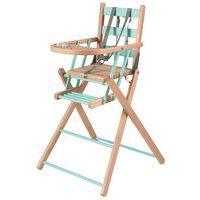 Chaise haute SARAH extra-pliante Hybride Vert Mint - Image principale