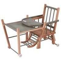 Chaise haute traditionnelle MARCEL transformable Hybride Gris - Image 3