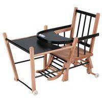 Chaise haute traditionnelle MARCEL transformable Hybride Noir - Image 4